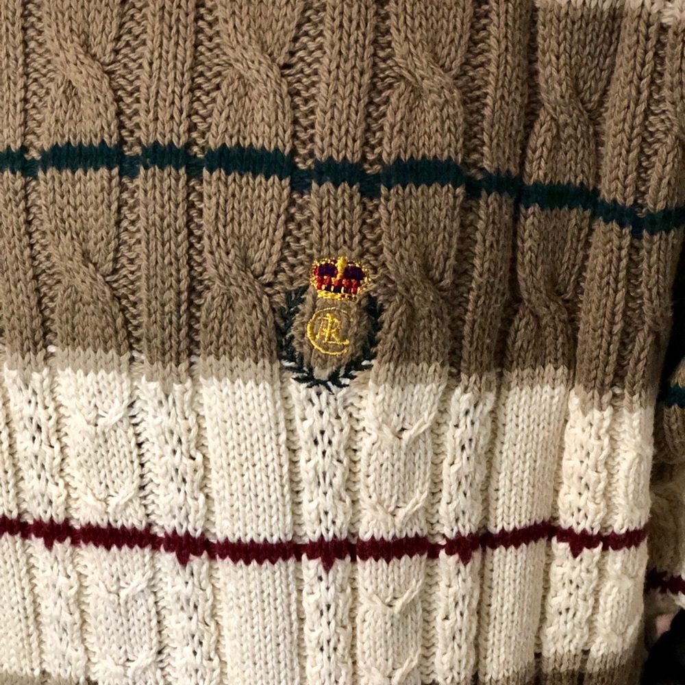 Chap Ralph Lauren Cotton Knitted Sweater - Picture 3 of 6